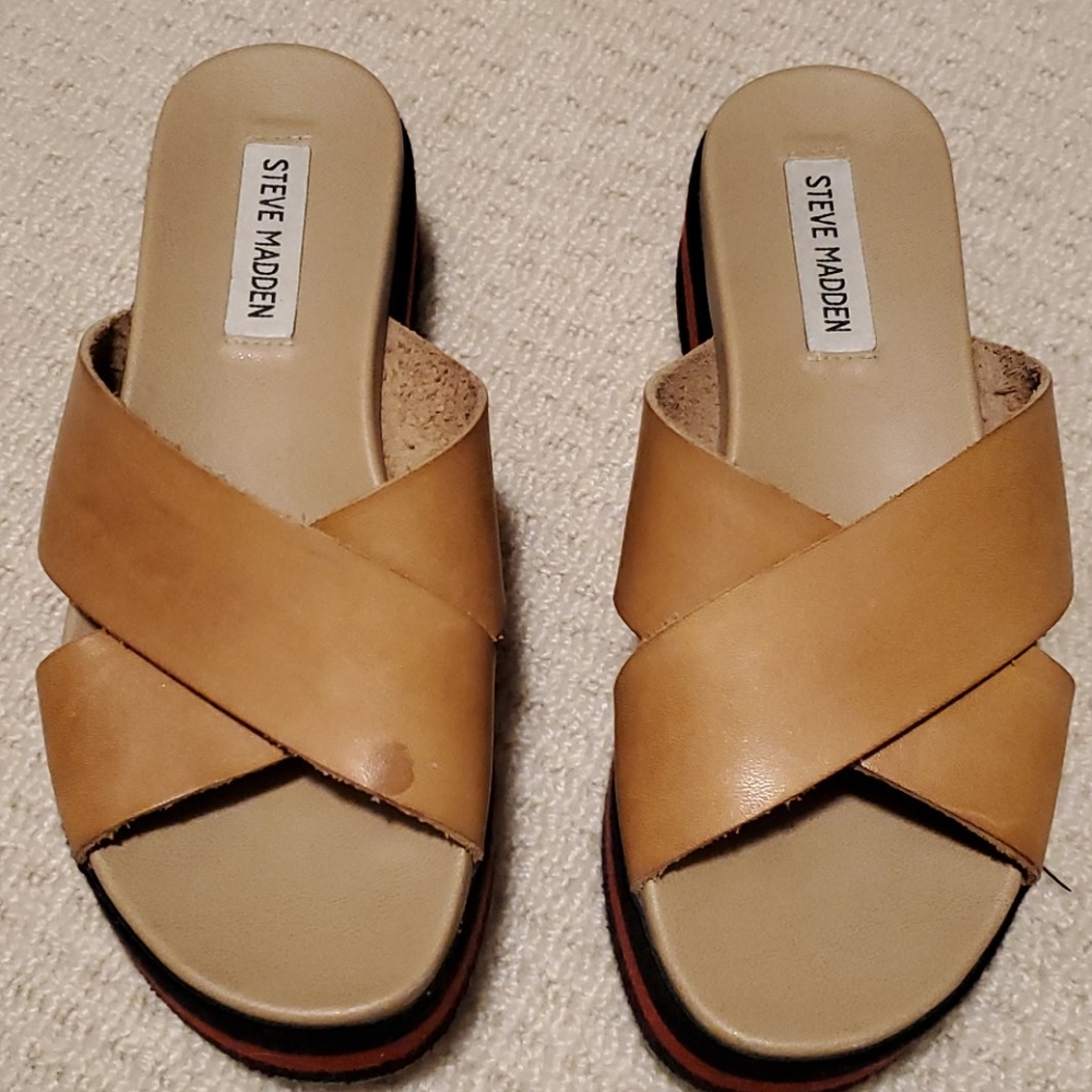 Steve Madden Leather Wedges